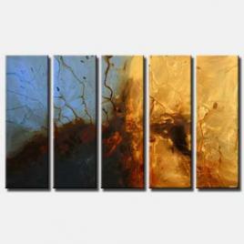 multi panel abstract