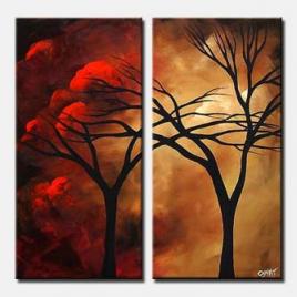 diptych landscape painting
