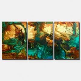triptych turquoise