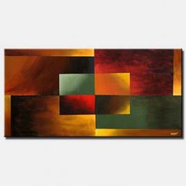 square one geometrical painting