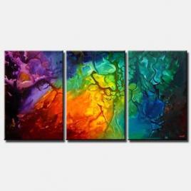 bold colorful abstract art
