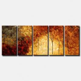 the fifth season forest painting multi panel