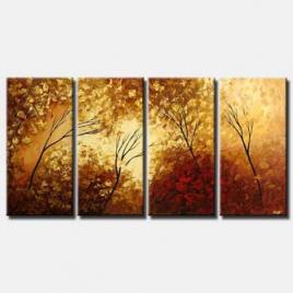 multi panel canvas landscape forest trees