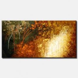 abstract landscape painting river decor