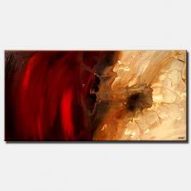 large red abstract art fountain abstract