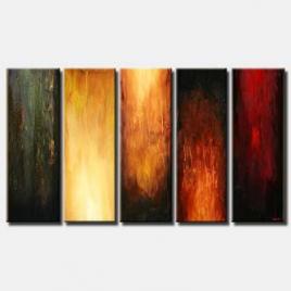multi panel living room painting home decor colorful