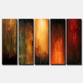 multi panel home painting vertical elements