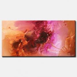 beautiful abstract painting colorful soft colors