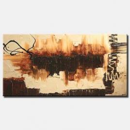brown and sandy abstract decor horizontal