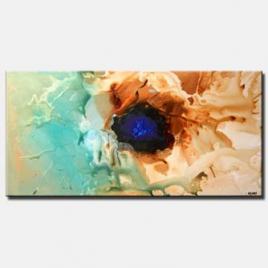 modern abstract painting pearl splash