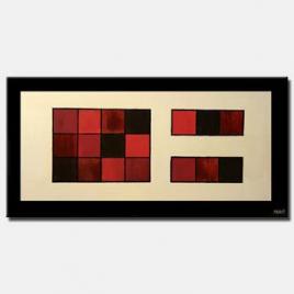 abstract of squares room decor border geometric