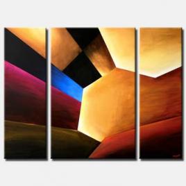 rays of light modern painting home decor