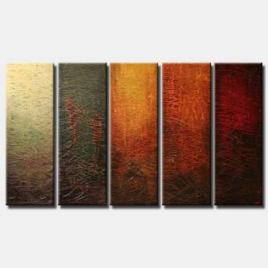 multi panel abstract home decor vertical