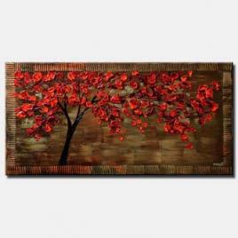 a cherry tree painting