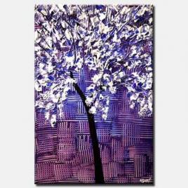 lavender tree painting