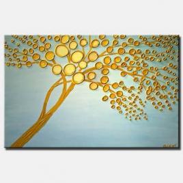 abstract apple tree painting