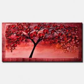 blooming cherry tree painting