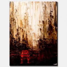 red cab original city painting palette knife