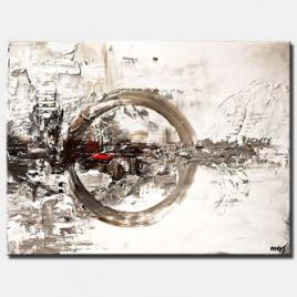canvas print of white painting