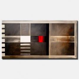 canvas print of geometric contemporary abstract art modern painting