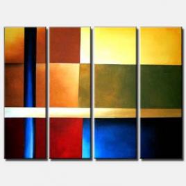 multi panel abstract planes