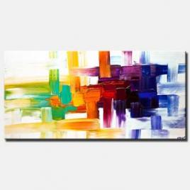 canvas print of colorful abstract art