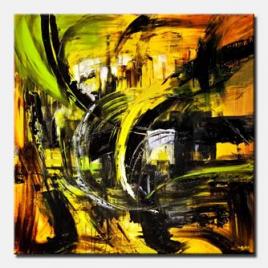 canvas print of colorful comtemporary modern abstract art