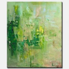 canvas print of green modern textured abstract art home decor