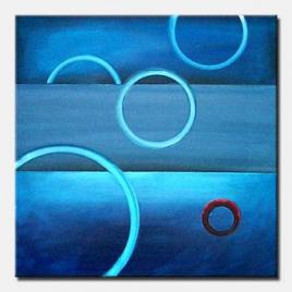 circles blue art-deco home-decor contemporary