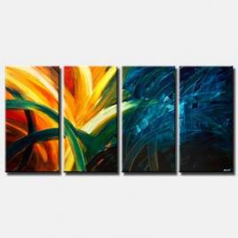 canvas print of colorful abstract art home decor