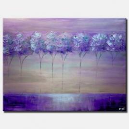 purple lavander tree painting