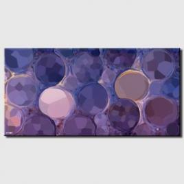 canvas print of purple abstract painting huge giclee print