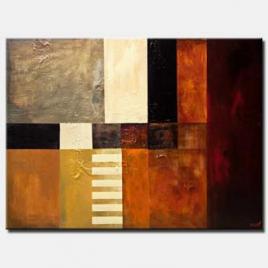 canvas print of big modern abstract painting