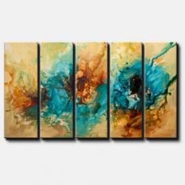 canvas print of modern abstract painting dune art