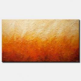 modern textured orange abstract art