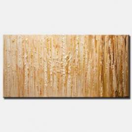 canvas print of gold textured abstract art