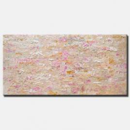 big textured soft abstract painting