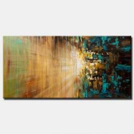 canvas print of large abstract painting