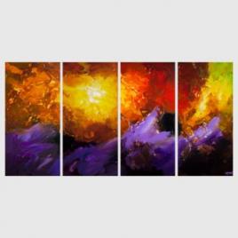 modern colorful splash abstract painting