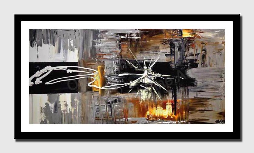 canvas print of modern abstract wall painting