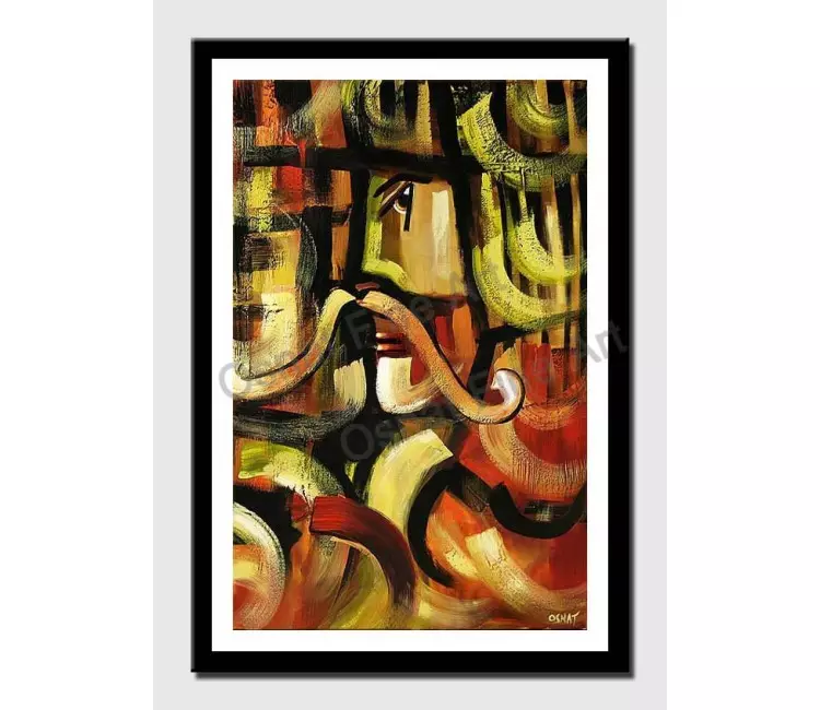 print on paper - canvas print of salute to salvador dali