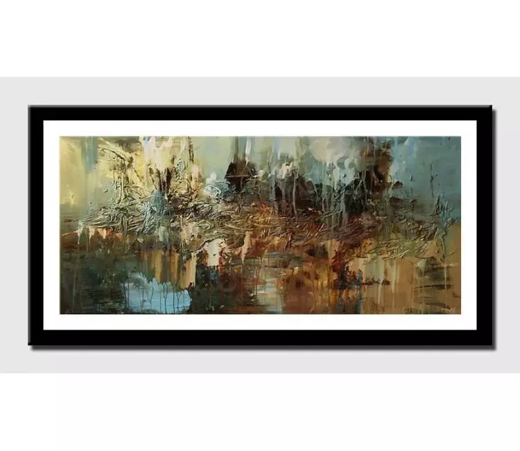 print on paper - canvas print of large contemporary painting