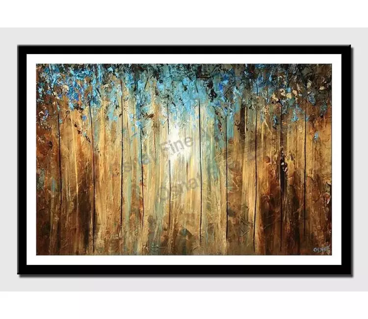 print on paper - canvas print of dense forest