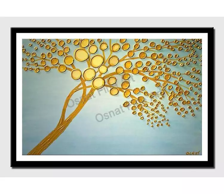 print on paper - canvas print of abstract apple tree