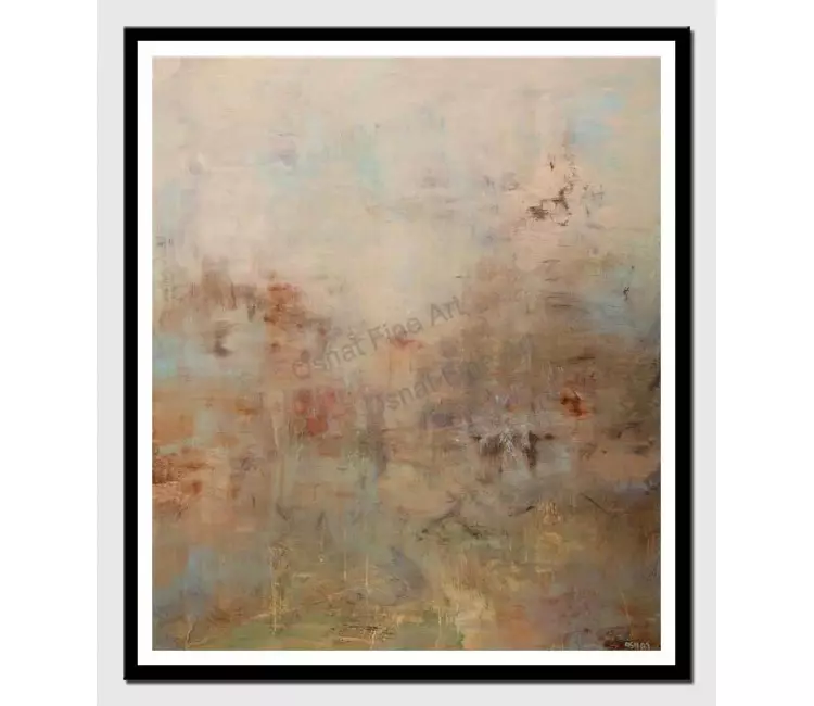 posters on paper - canvas print of calm soft art by osnat tzadok modern art
