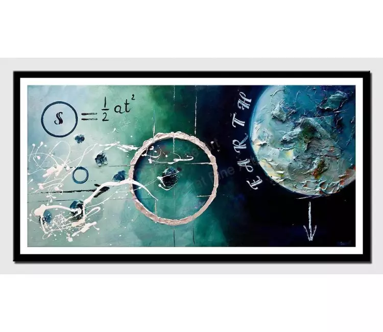 print on paper - canvas print of galileo formula modern wall art by osnat tzadok