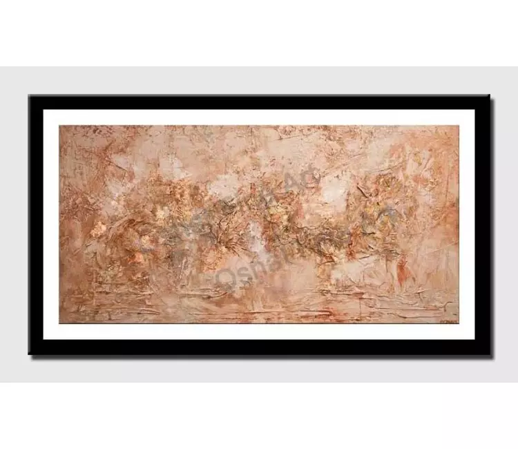 posters on paper - canvas print of copper textured art by osnat tzadok