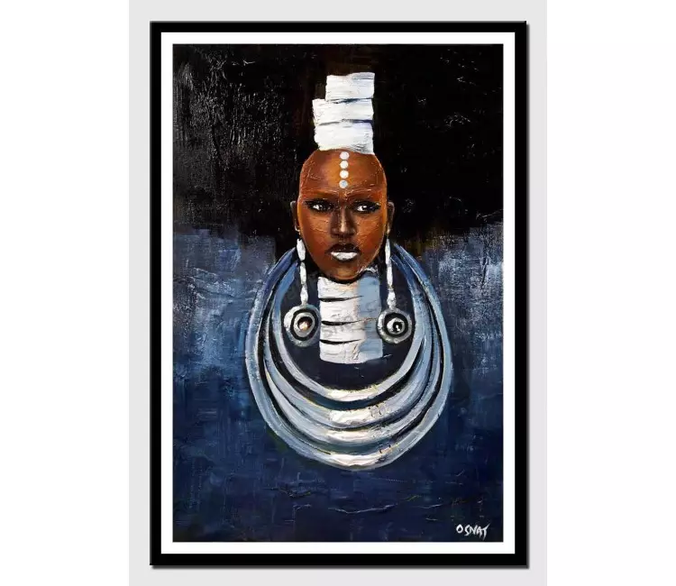 posters on paper - canvas print of african american painting
