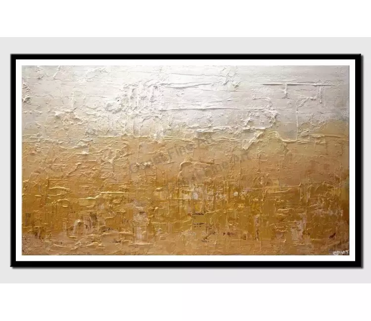 posters on paper - canvas print of golden modern wall art by osnat tzadok
