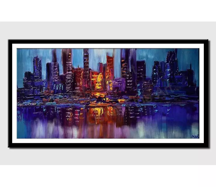 print on paper - canvas print of enormous contemporary modern wall art by osnat tzadok